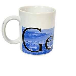 Starbucks 2002 City Mug Collector Serie Geneva Global Icon Coffee/Tea Mug Rastal